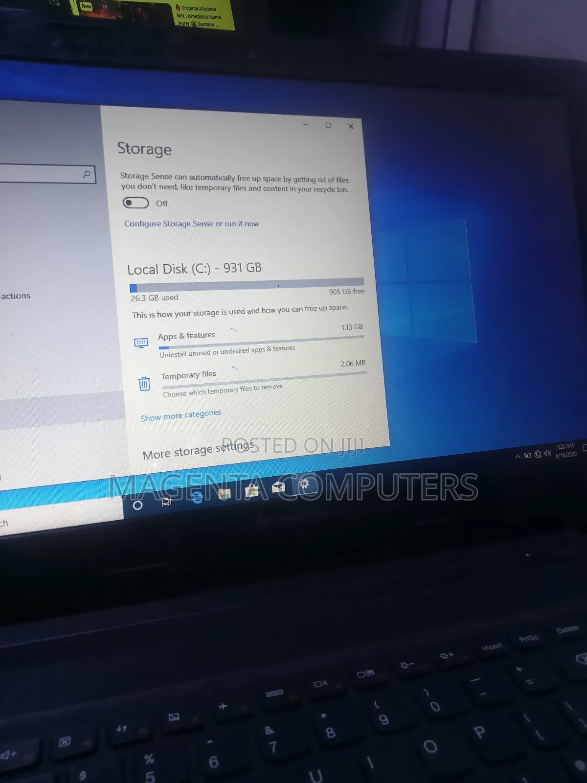 Laptop Lenovo 6GB Intel Core i3 HDD 1T