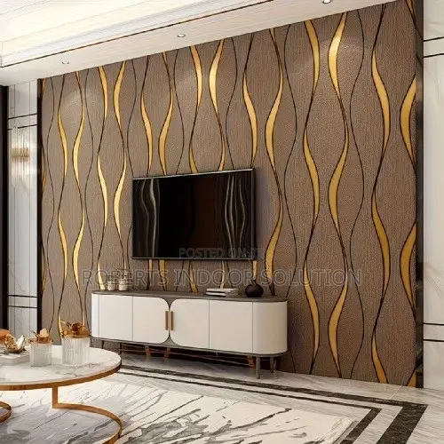 Striped Non Woven Wallpaper