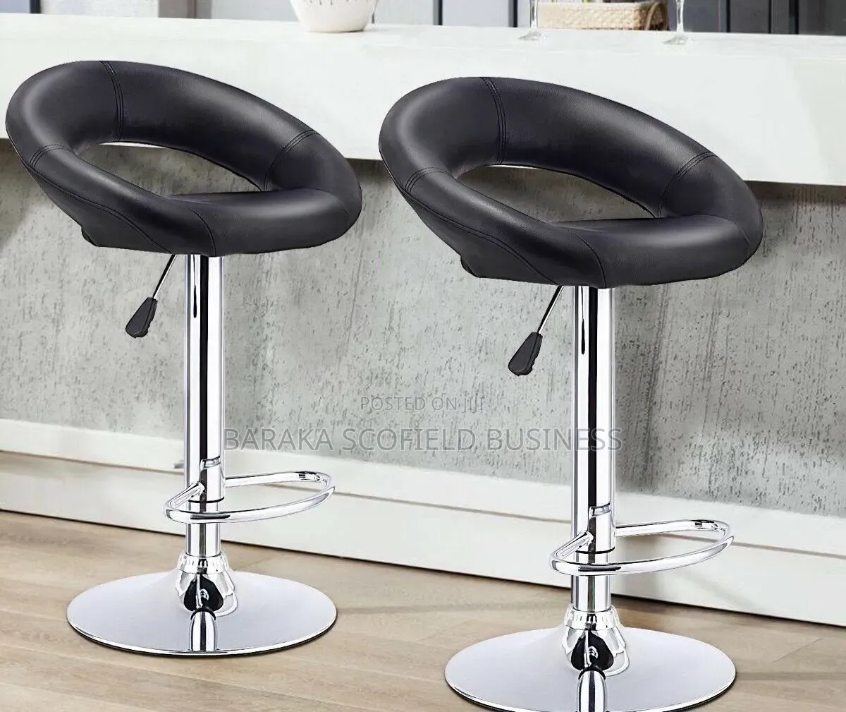 Height Adjustable Swivel Bar Stool