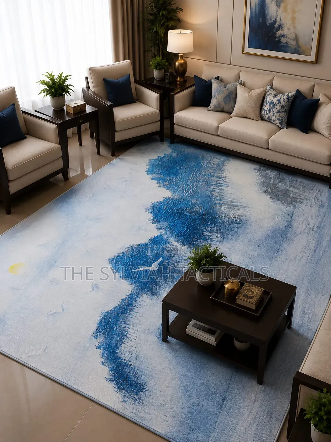 Heavy 3D Carpets Made From High-Quality Materials Size 7*8