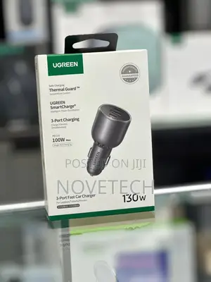 UGREEN 130W USB C Car Charger , Type C Cigarette Lighter Adapter