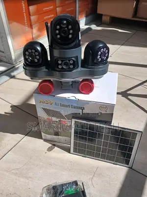 V380 Triple View Solar CCTV Camera for Home and Business