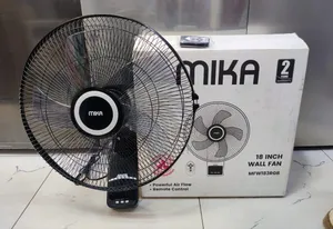 Mika 18-Inch Wall Fan With Remote –Bb