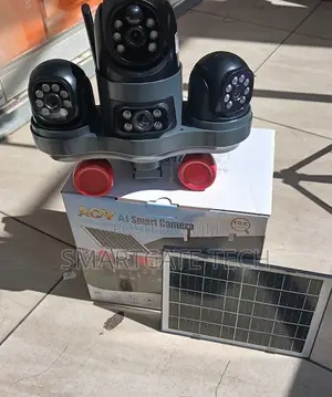 V380 Triple Lens 4G Camera for Shops, Farms and Warehouses