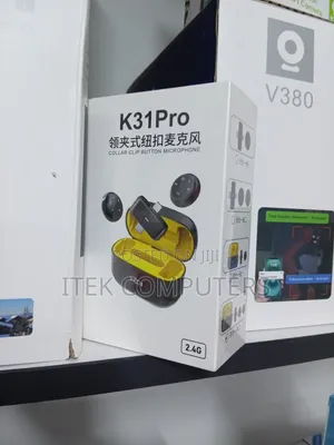 K31PRO Button Microphone for Hands-Free Online Teaching Videos