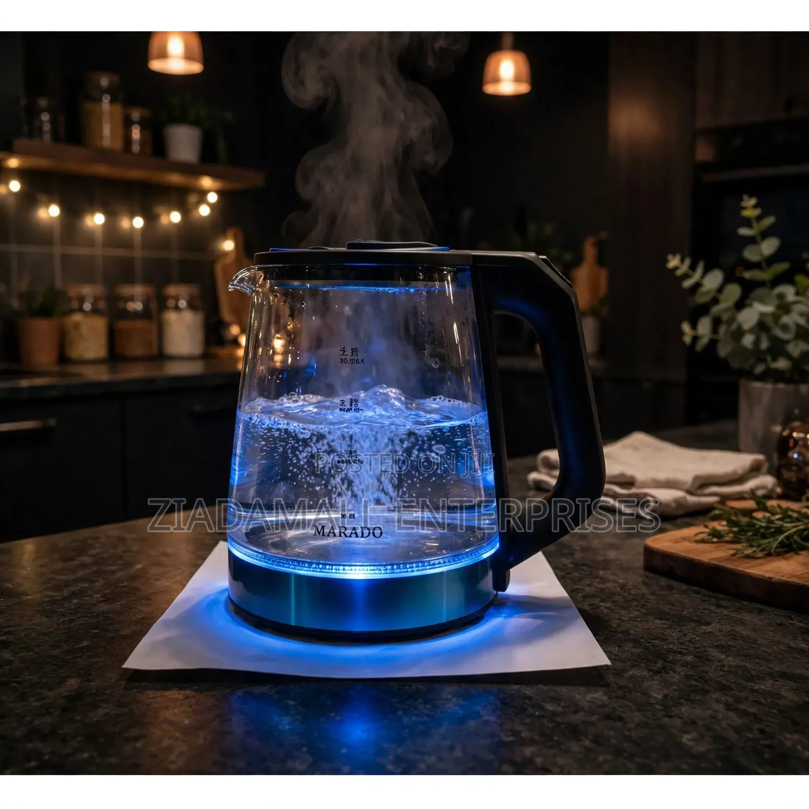 Marado Glass Kettle 2.2L - Illuminating Automatic - LED - New