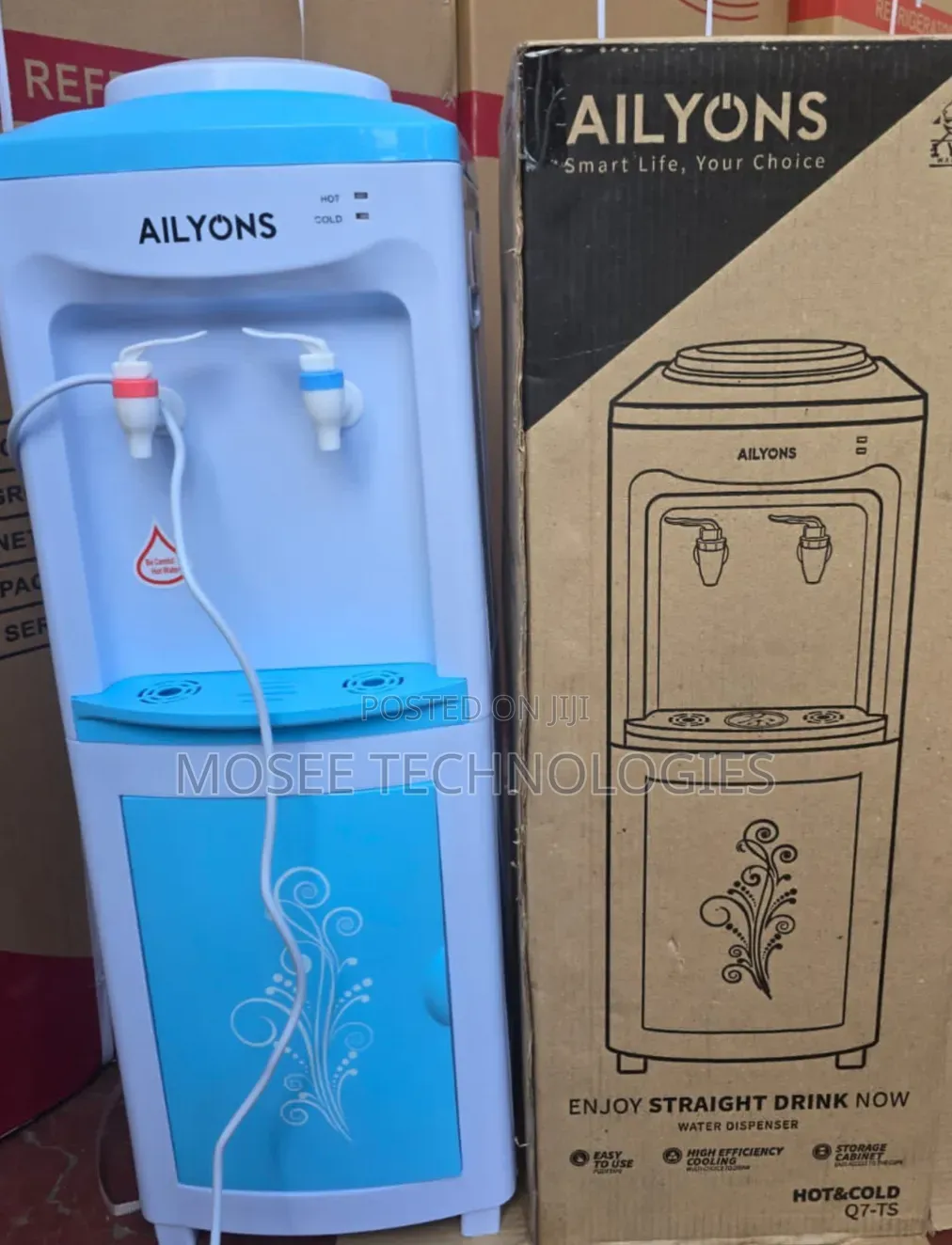 Ailyons Hot & Cold Water Dispenser – 2 Taps