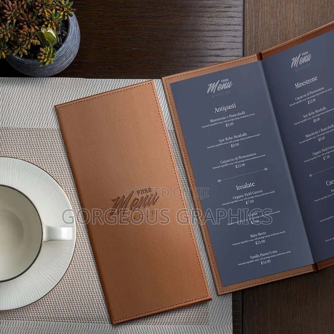 Bills and Menu Holders Branding
