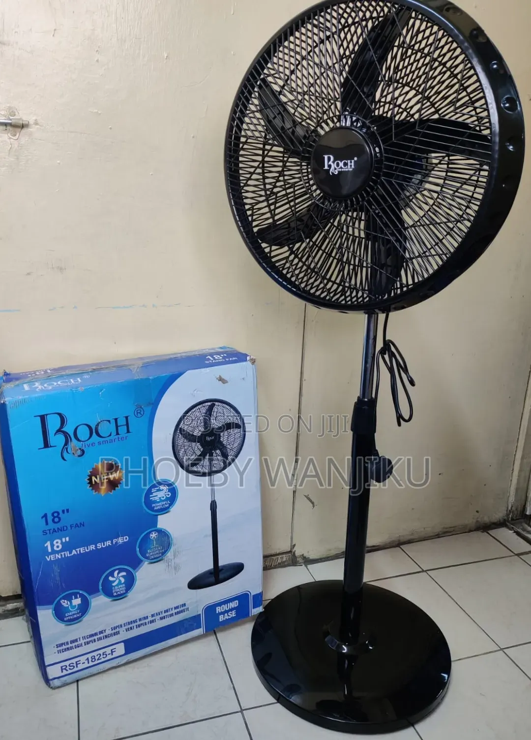 *Roch Stand Fan 18"