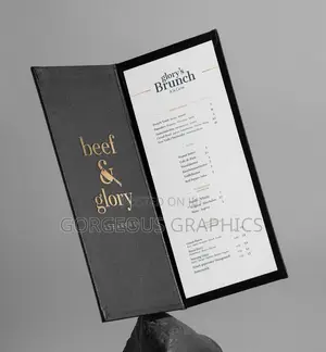 Bills and Menu Holders Branding