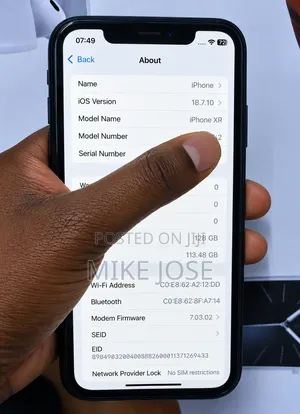 Apple iPhone XR 128 GB Black