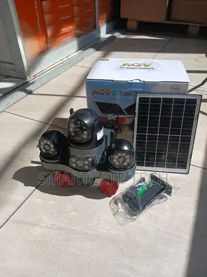 V380 Triple Lens 4G Solar Security CCTV Camera for Sale