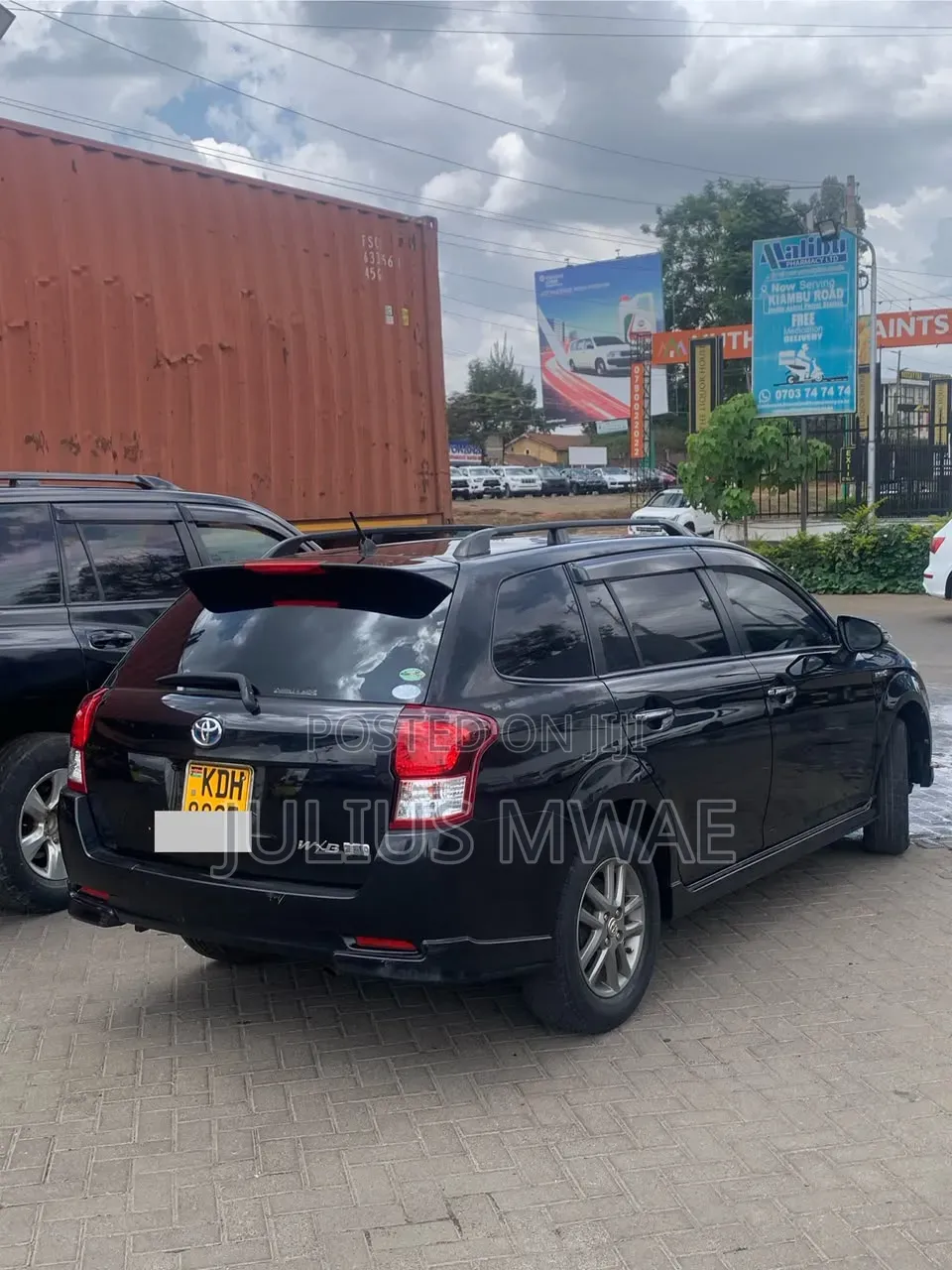 Toyota Corolla Fielder 2015 Black