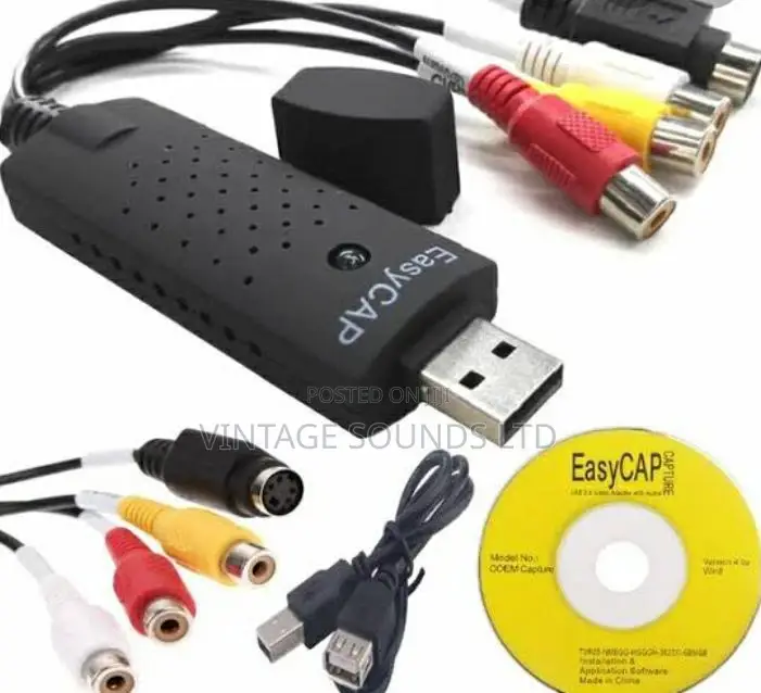 Easy Cap Usb 2.0 Video Audio Converter Capture Card