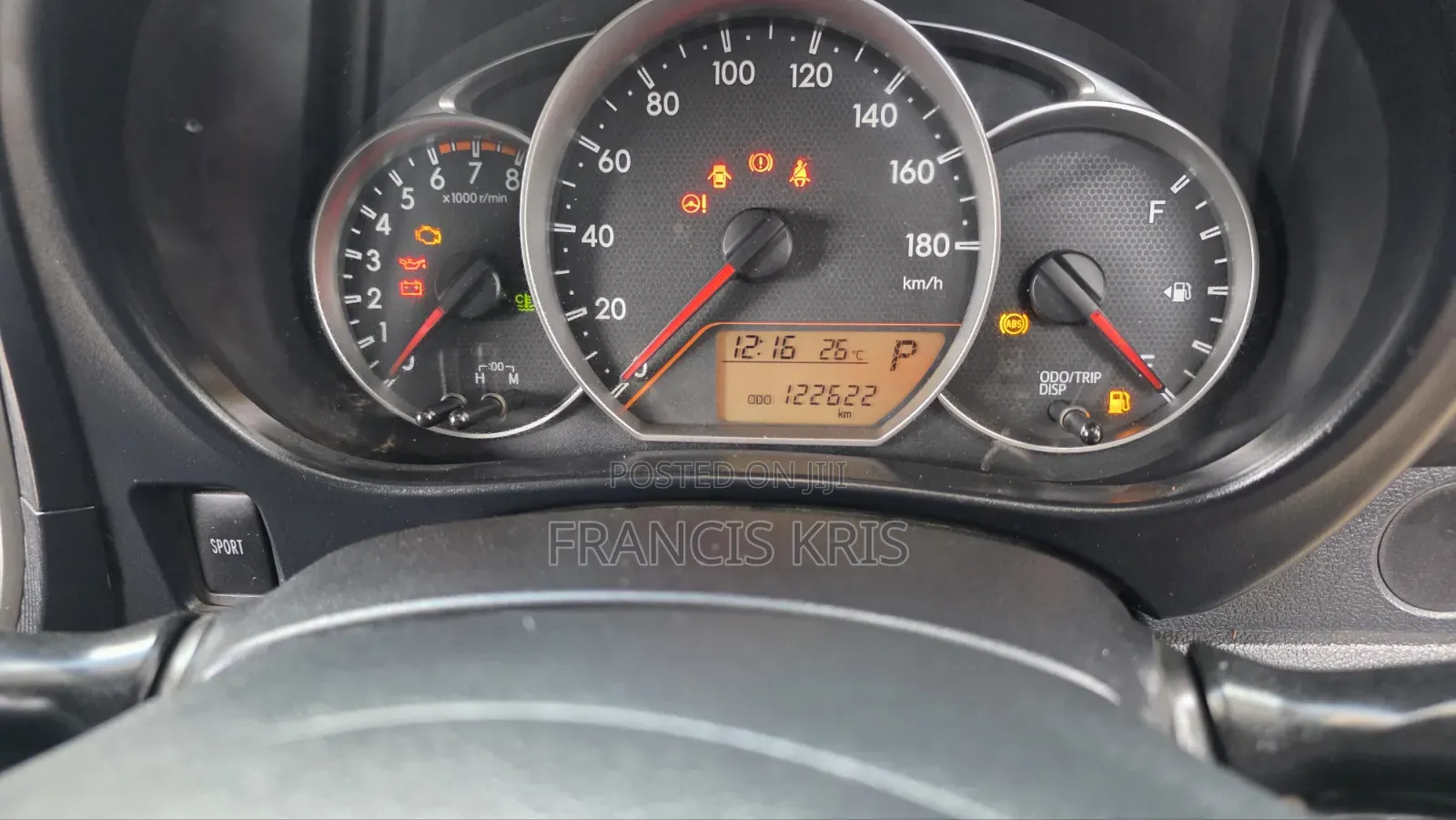Toyota Ractis 2011 Black