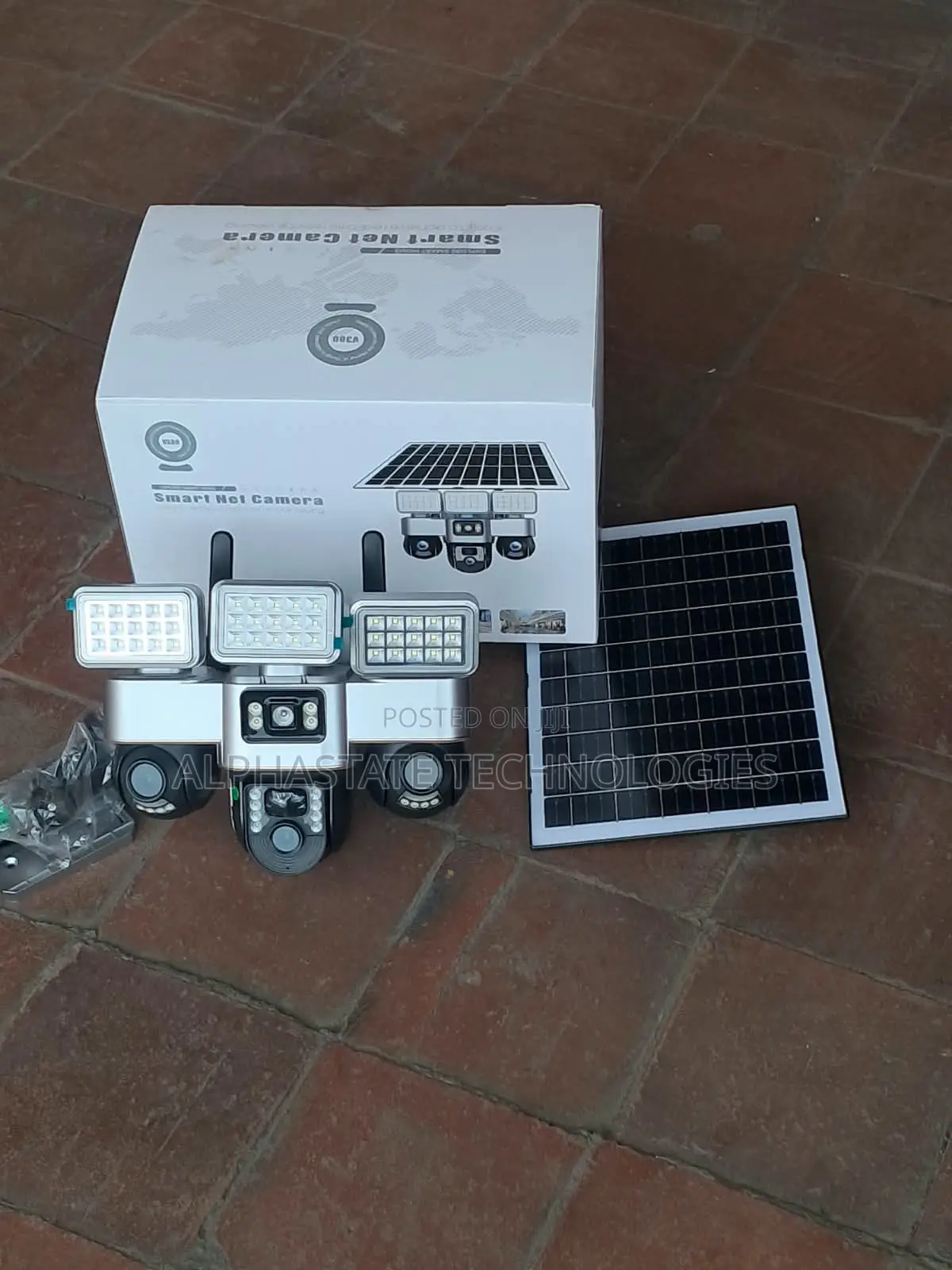 Three Lens 4G Solar Surveillance Camera With Remote Viewing