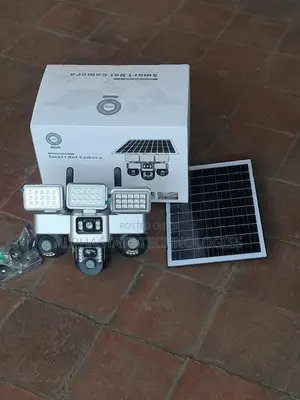 Three Lens 4G Solar Surveillance Camera With Remote Viewing