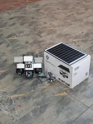 4G Solar CCTV Camera With Three Lenses and Motion Detection