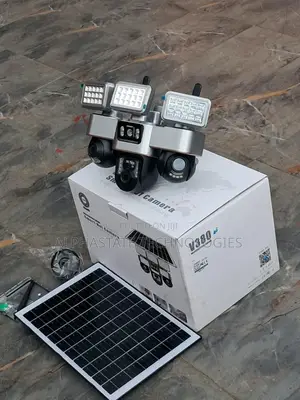 4G Wireless Solar Surveillance Camera With Powerful Floodlights