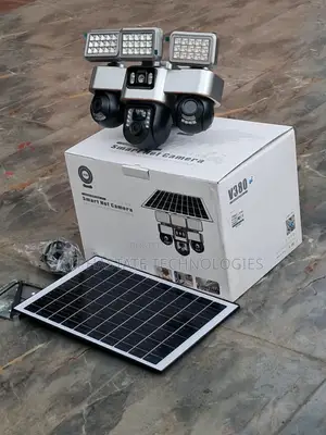 VTS 30 4G Solar PTZ Security Camera With 3 Lenses