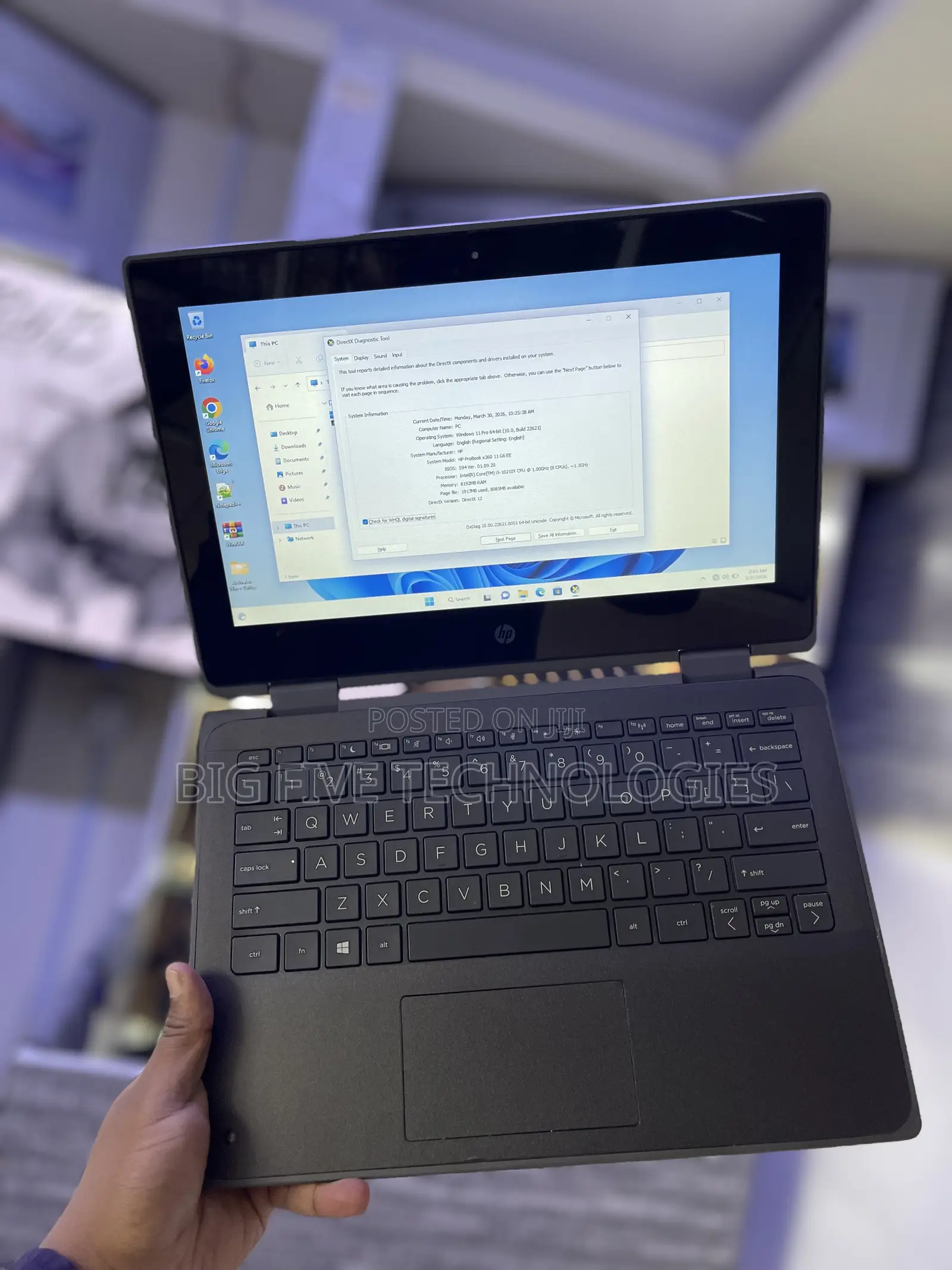 Laptop HP ProBook x360 11 G6 EE 8GB Intel Core i5 SSD 256GB