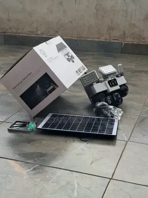 Triple Lens 4G Solar Security Camera With External Solar Panel