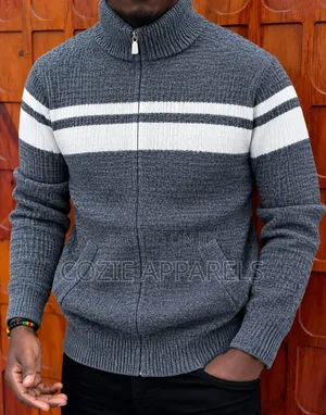 Zip-Up Fleece Lined Sweaters
