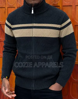 Zip-Up Fleece Lined Sweaters