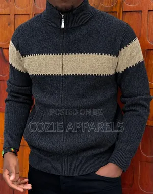 Zip-Up Fleece Lined Sweaters