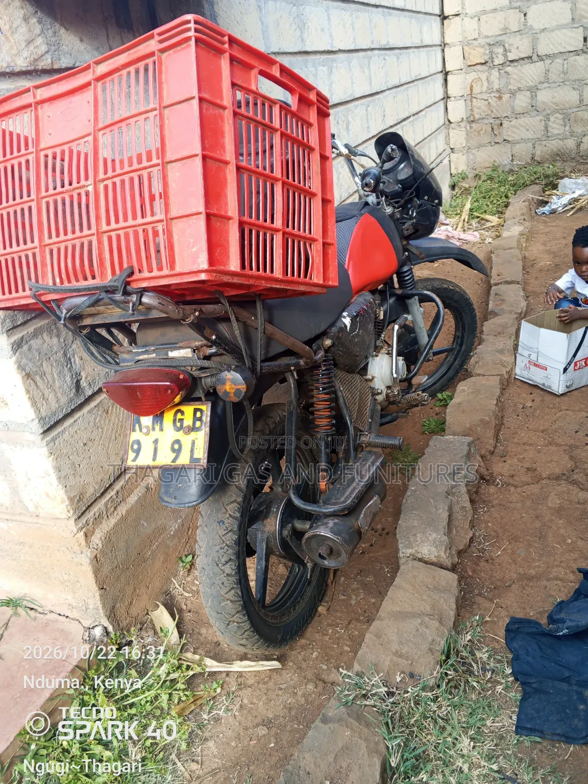 Bajaj Boxer 150 UG 2023 Red