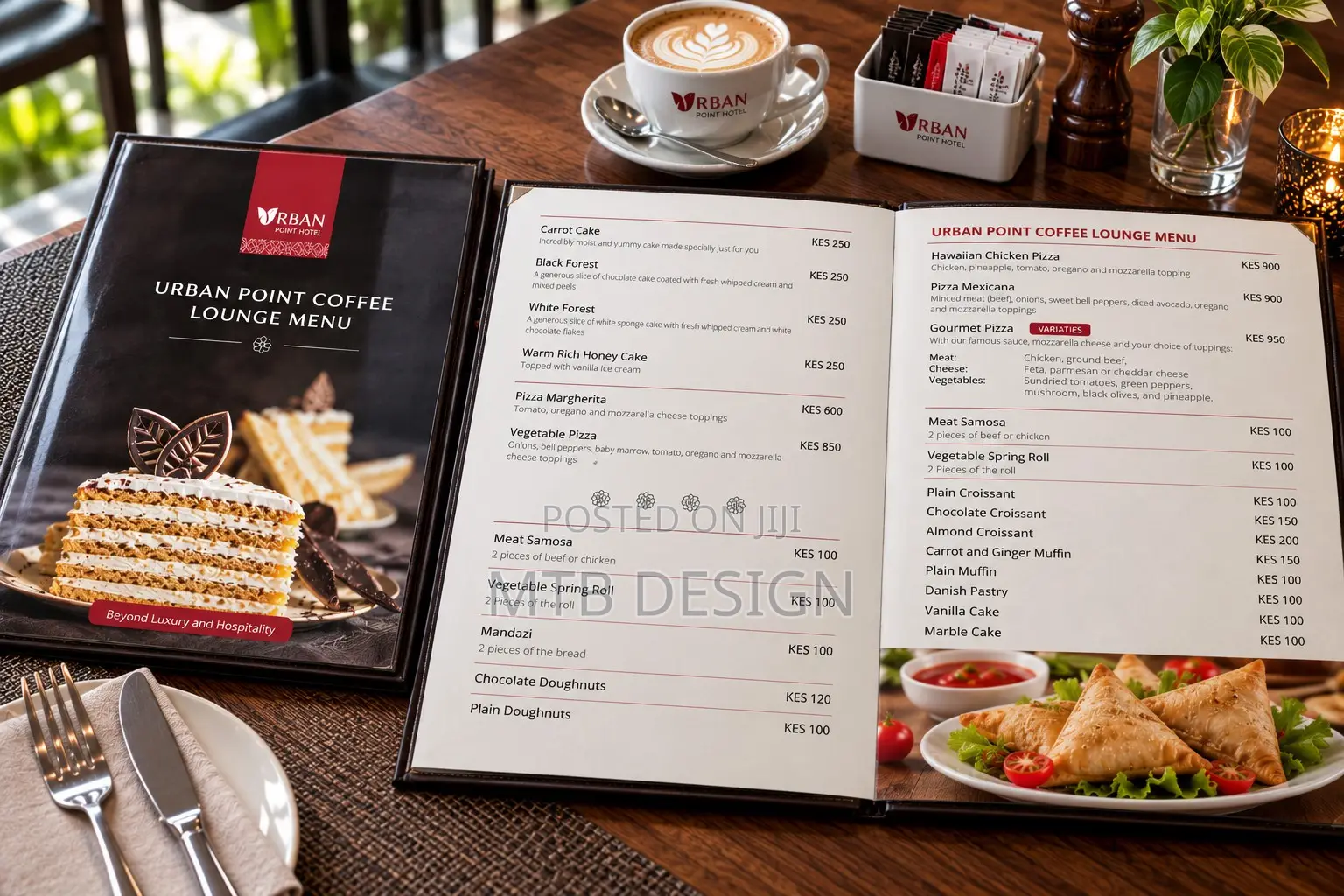 Design & Print of Menu, Catalog & Company Profiles