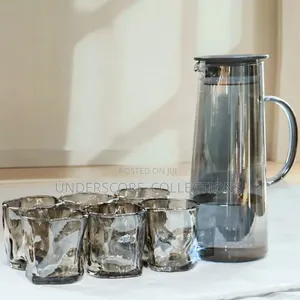 Smoked Borosilicate Water Set