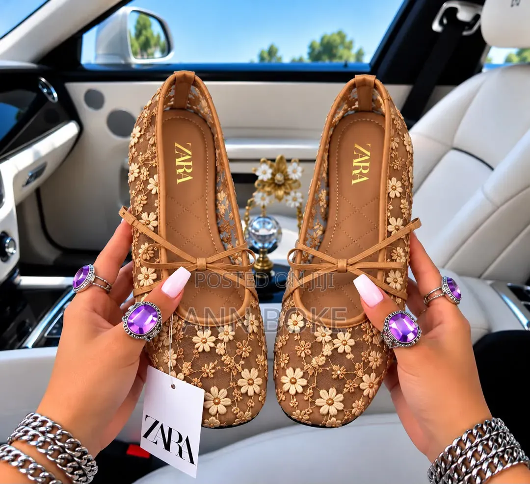 Floral Ballerina Flats 
Size 37___43