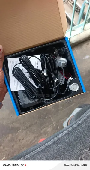 Silver Parking Sensor With Control Module,sensors ,Buzzer,display Unit