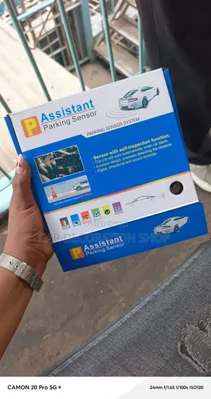 Silver Parking Sensor With Control Module,sensors ,Buzzer,display Unit