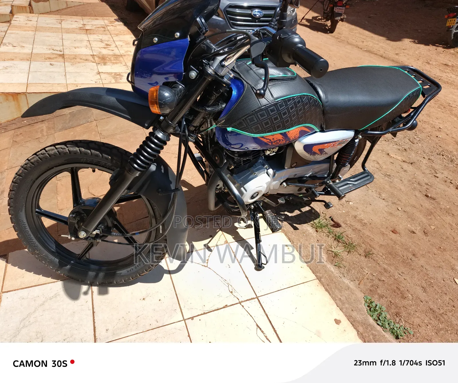 Motorcycle 2022 Blue