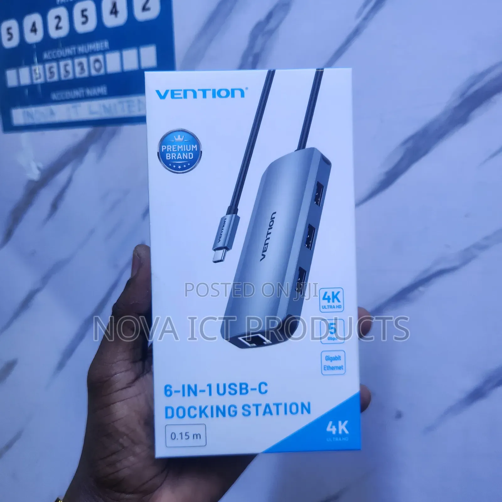 Vention USB C Multi-Function 6 in 1 Docking Station