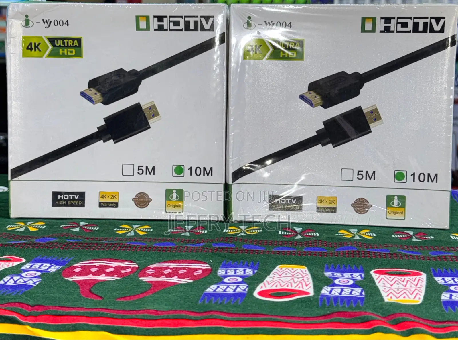 4K HDTV High Speed HDMI Cables Available in and 10-Meter Lengths.