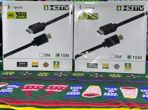 4K HDTV High Speed HDMI Cables Available in and 10-Meter Lengths.
