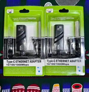 Type-C to Ethernet AdapterMbps, RJ45 LAN Converter)