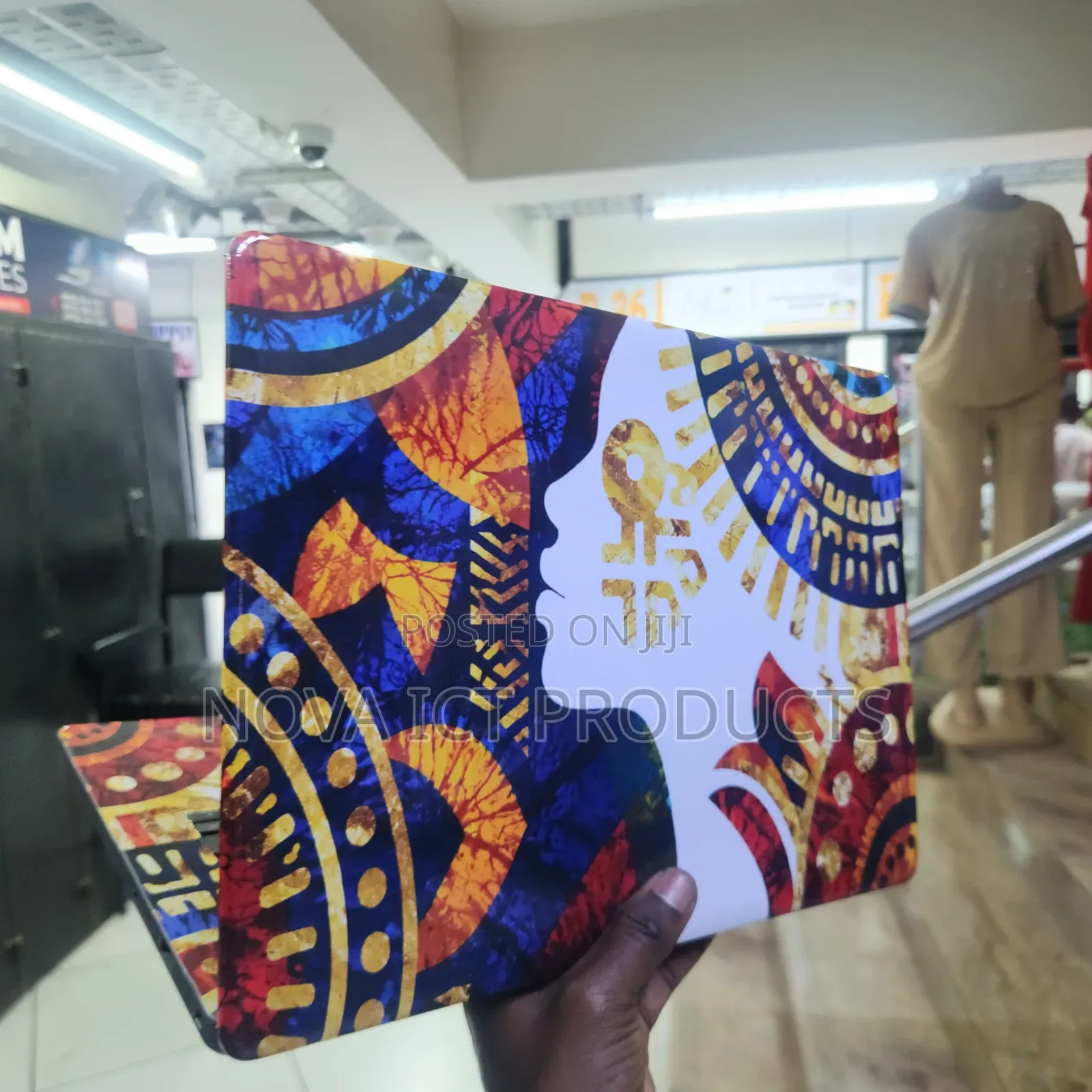 African Woman Traditional Portrait Customized Laptop Skin