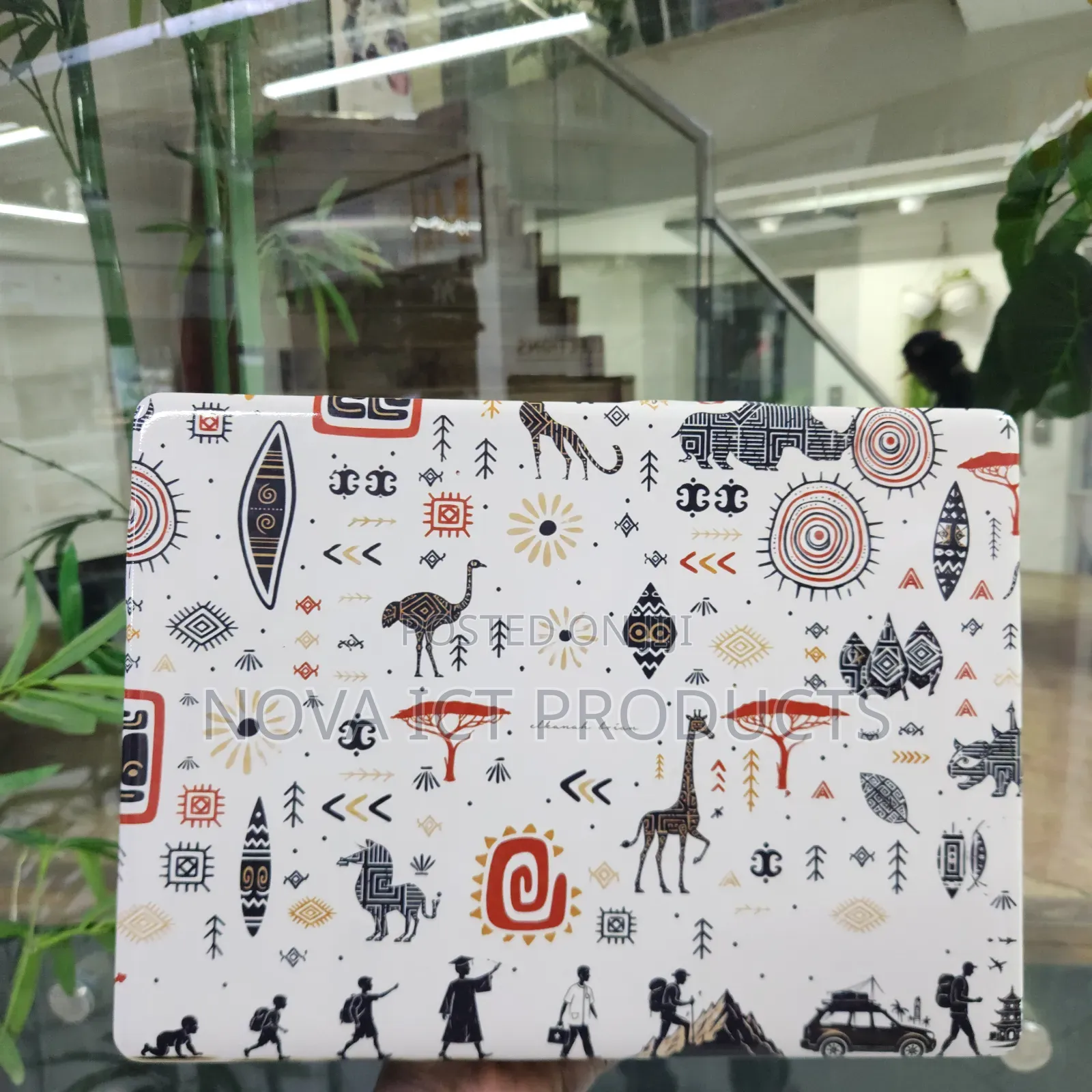 Ancient African Patterns Customized Laptop Skin