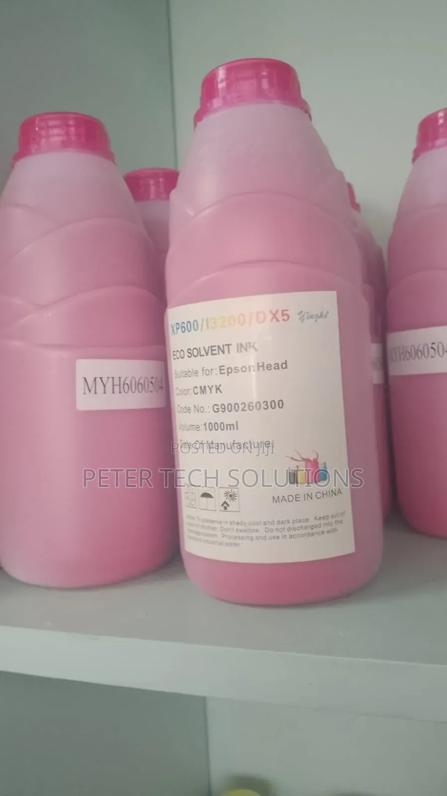 Xp600/I3200/Dx5 Ecosolvent 1 Litre Ink