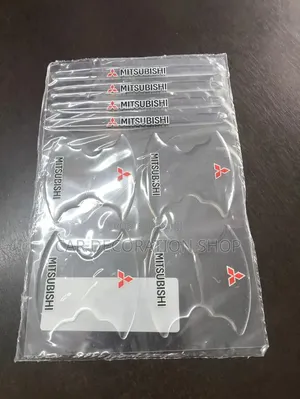 Silicone Mitsubishi Door Handle Antiscratch Protector Strips 4+4pc