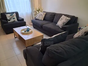 Elegant 6-Seater Fabric Sofa in Mint Condition!