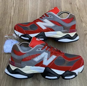 New Balance 9060 Red Black Sneakers