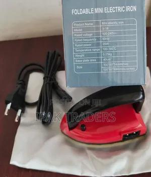 *New Arrival* 25W Foldable Handle Mini Iron Box v-8