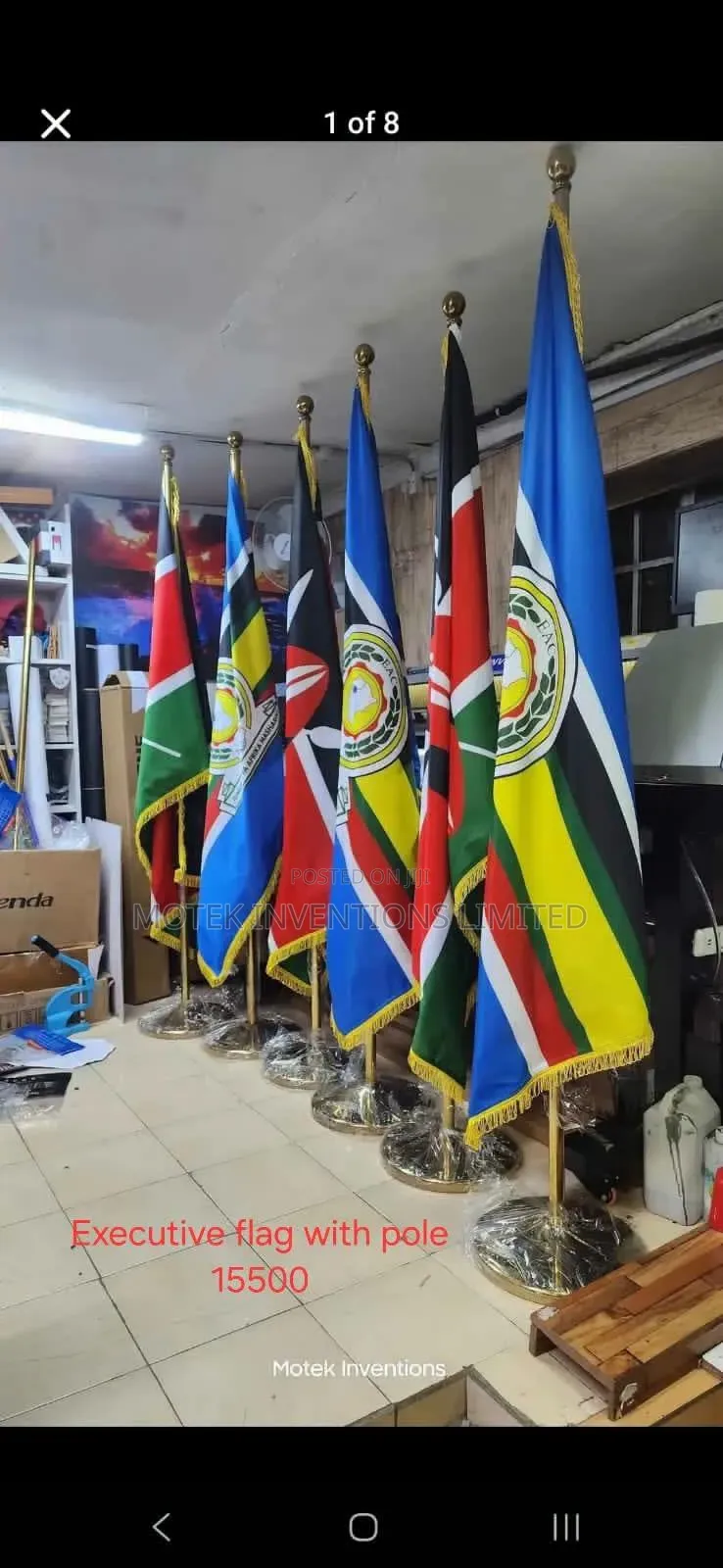 Executive Flags and Flag Poles on Offer
