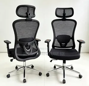 Executive High Back Mesh Swivel Chair With Chrome Base