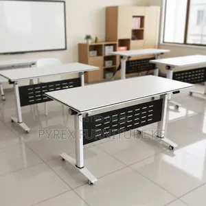 Modern Whiteboard Training Desk